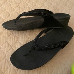 Black Ladies Fit Flops Size 11